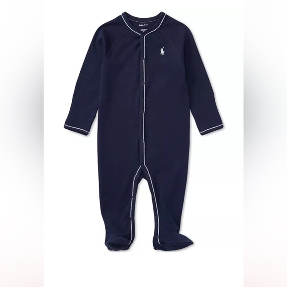 Ralph Lauren Other - Ralph Lauren Baby Boys Cotton Footed Coverall ✨2 for 10✨